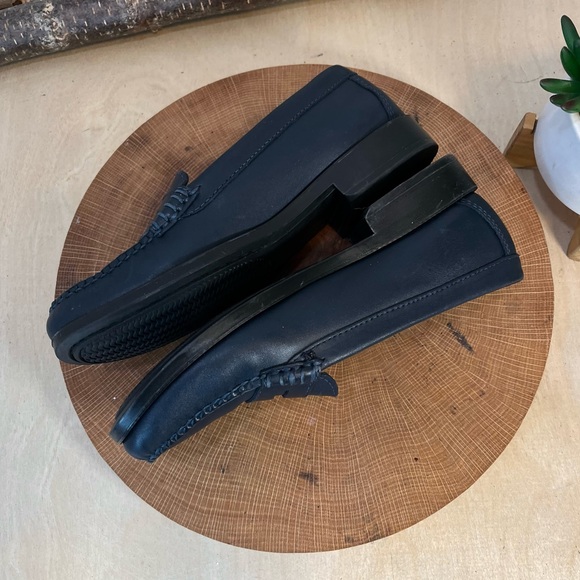 NWOB G.H. Bass Weejuns | Kathleen Classic Penny Loafers Navy Leather Size 6 - Picture 9 of 16